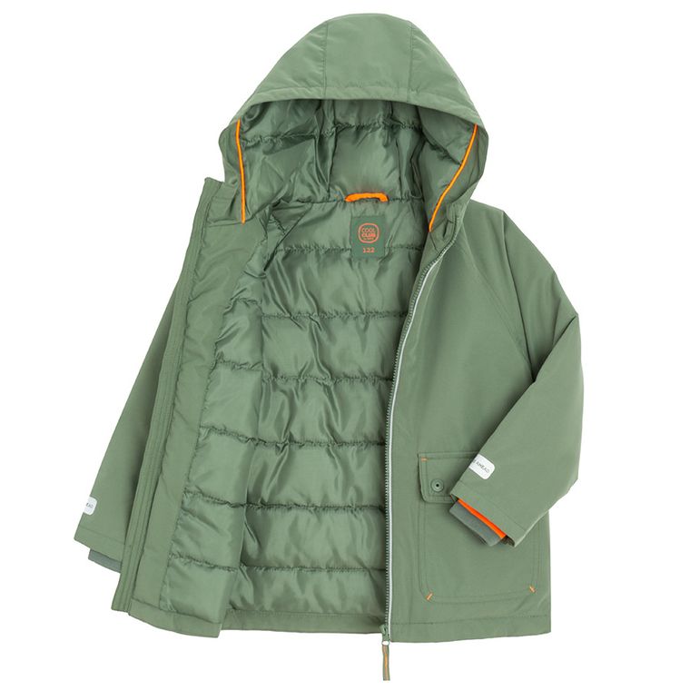 Cool Club, Kurtka chłopięca z kapturem, zielona