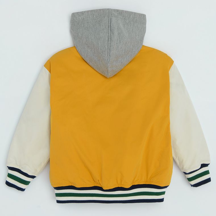 Cool Club, Kurtka chłopięca z kapturem, żółta