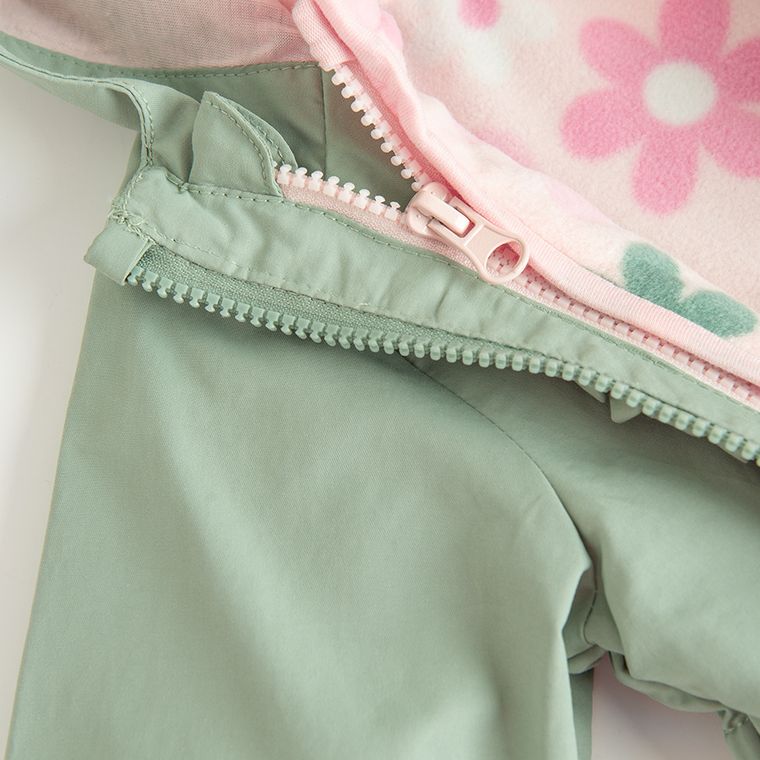 Cool Club, Kurtka dziewczęca z kapturem, 3w1, Bluza rozpinana, polarowa, mix