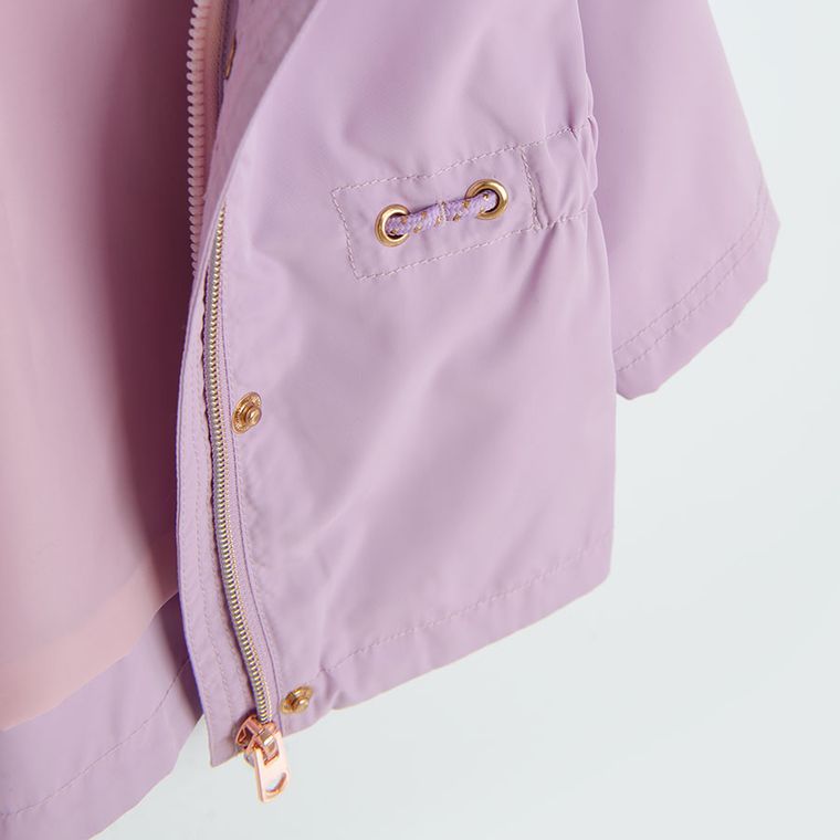 Cool Club, Kurtka dziewczęca z kapturem, 3w1, fioletowo-różowa