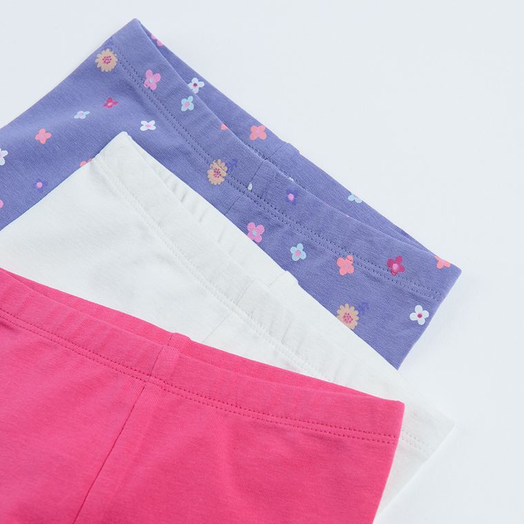 Cool Club, Legginsy dziewczęce 3/4, mix, zestaw, 3 szt.