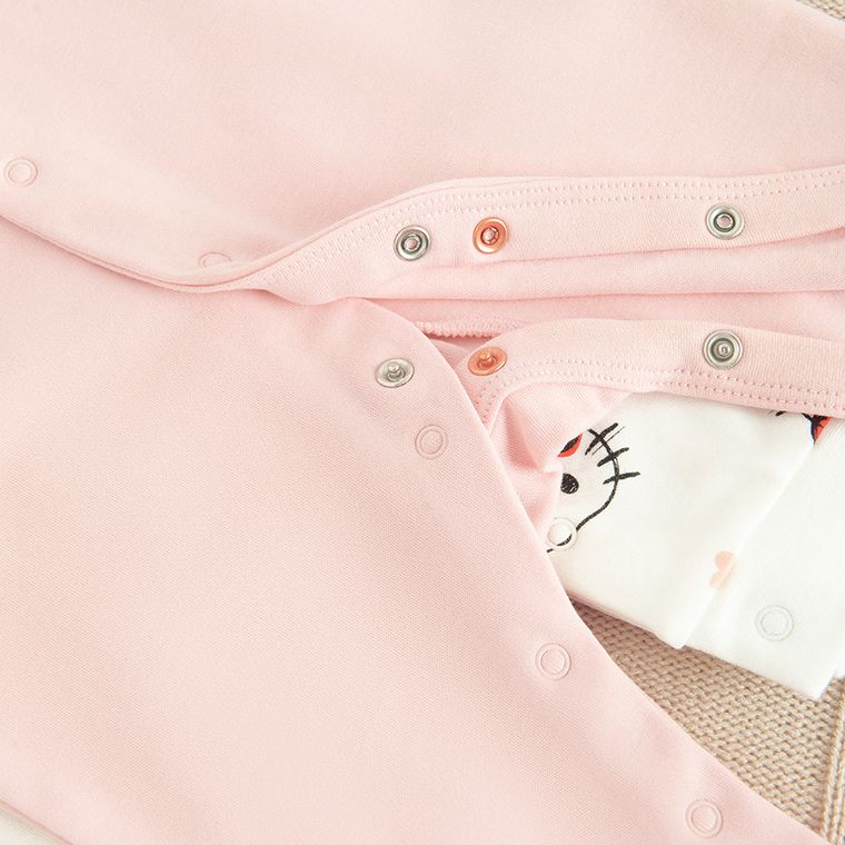 Cool Club, Pajac dziewczęcy, mix, Hello Kitty, zestaw, 2 szt.