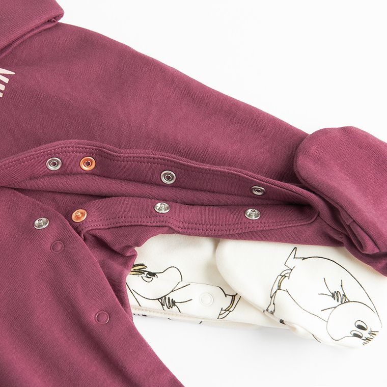 Cool Club, Pajac dziewczęcy, mix, Muminki, zestaw, 2 szt.