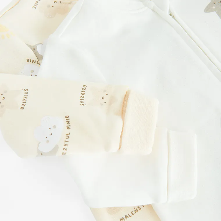 Cool Club, Pajac niemowlęcy, mix, zestaw, 2 szt.