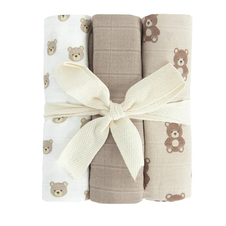 Cool Club, Pieluchy muślinowe niemowlęce, 70-80 cm, mix, zestaw, 3 szt.