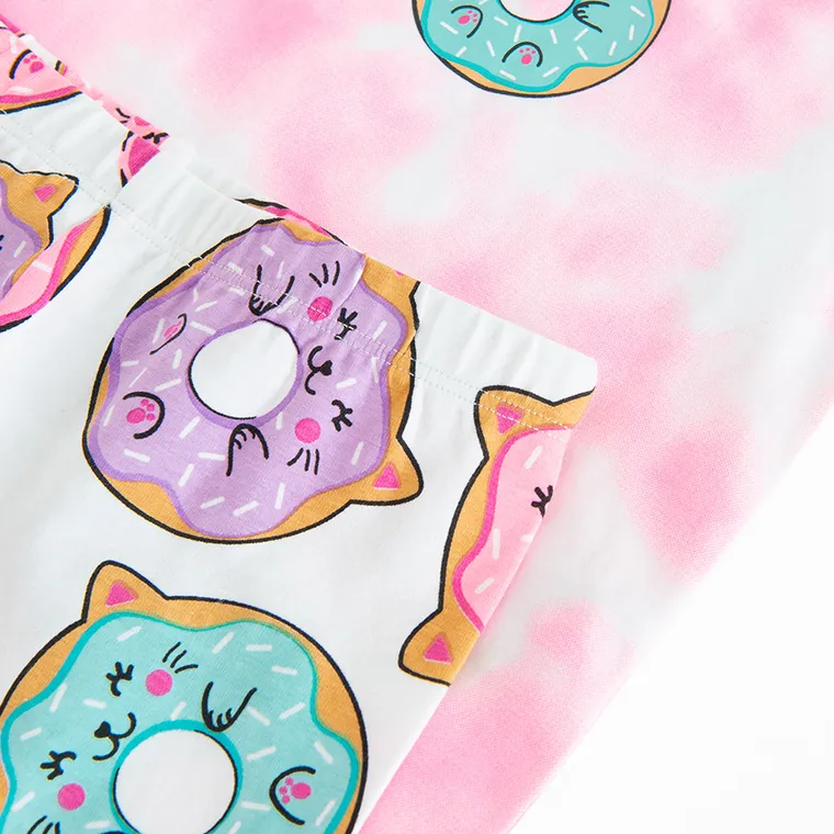 Cool Club, Piżama dziewczęca, różowo-biała