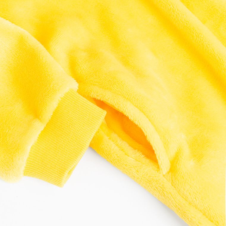 Cool Club, Piżama jednoczęściowa chłopięca z kapturem, żółta, Pokemon