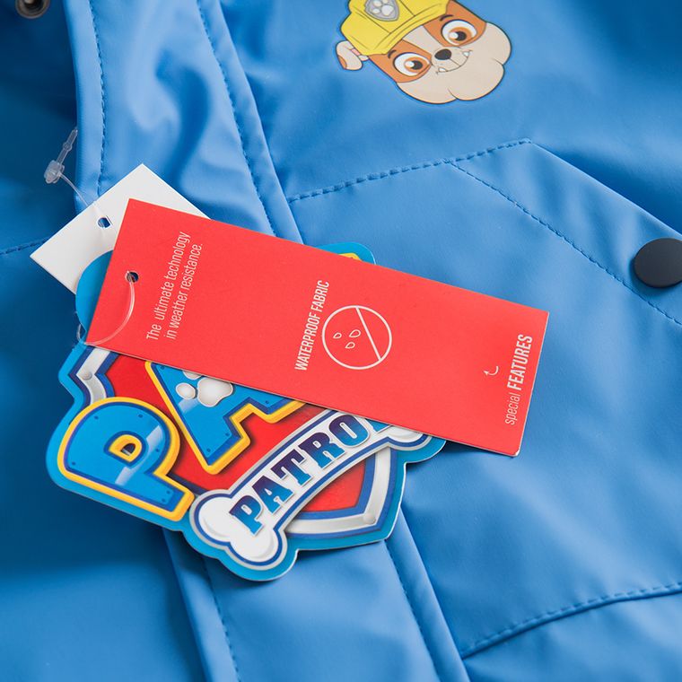 Cool Club, Płaszcz przeciwdeszczowy chłopięcy z kapturem, niebieski, Psi Patrol