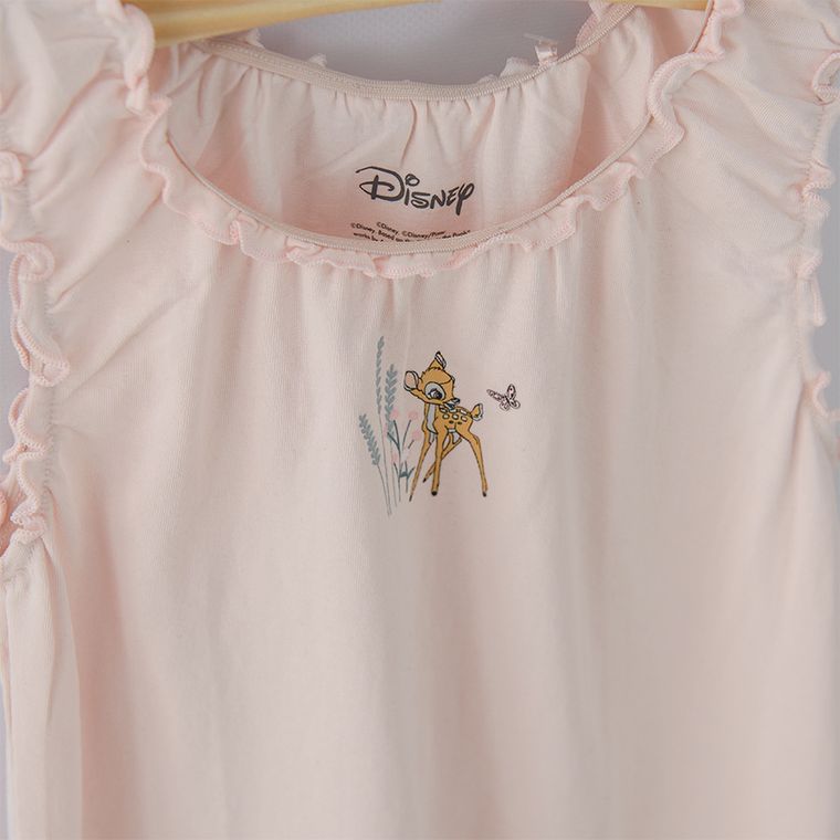 Cool Club, Podkoszulek dziewczęcy, różowy, ecru, szary, Bambi, zestaw, 3 szt.