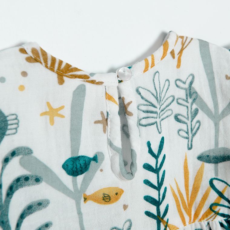 Cool Club, Rampers dziewczęcy, ecru