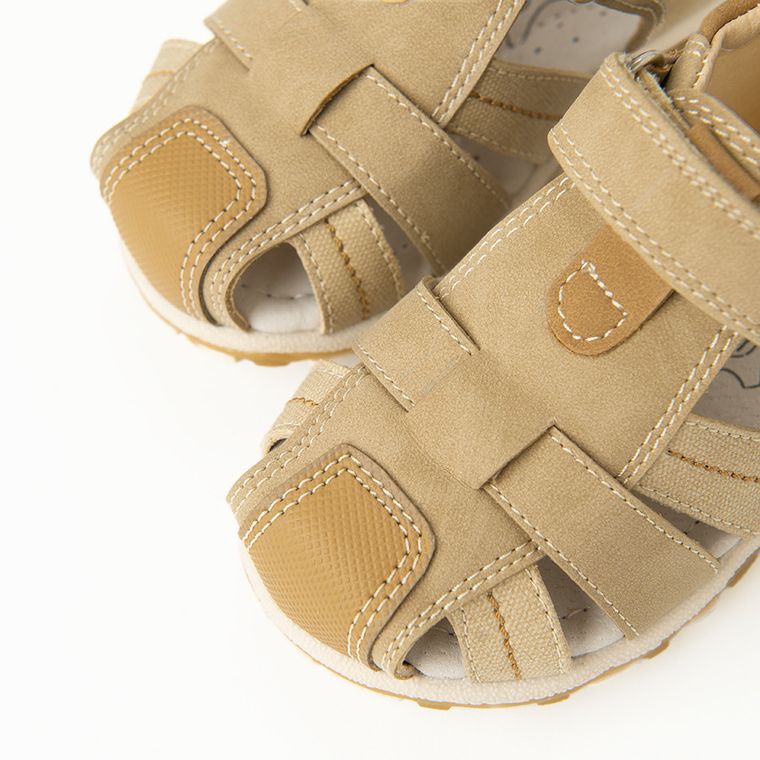 Cool Club, Sandały chłopięce, brązowe, Zdrowa Stopa