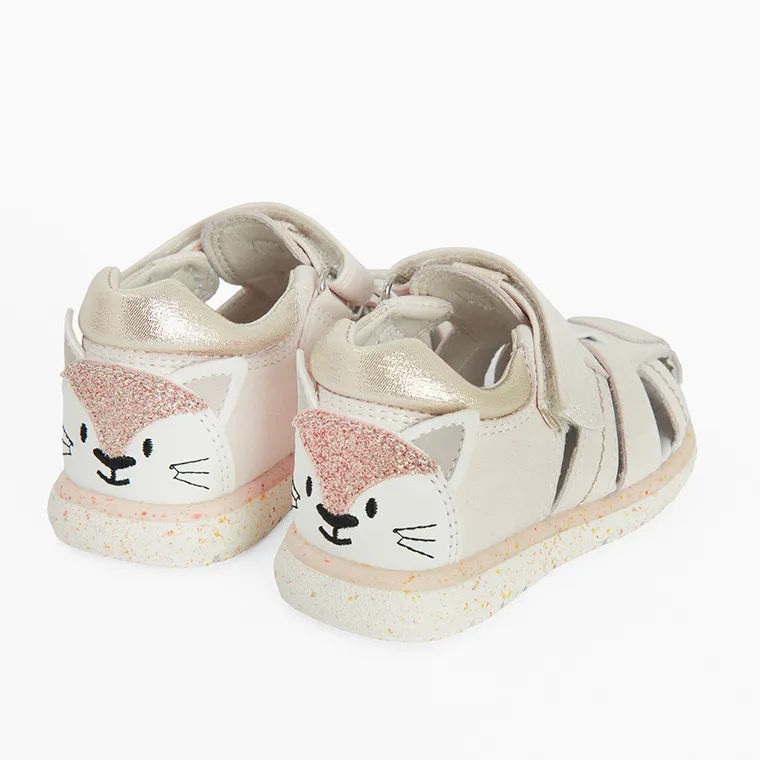 Cool Club, Sandały dziewczęce, pachnące, beżowe, Zdrowa Stopa