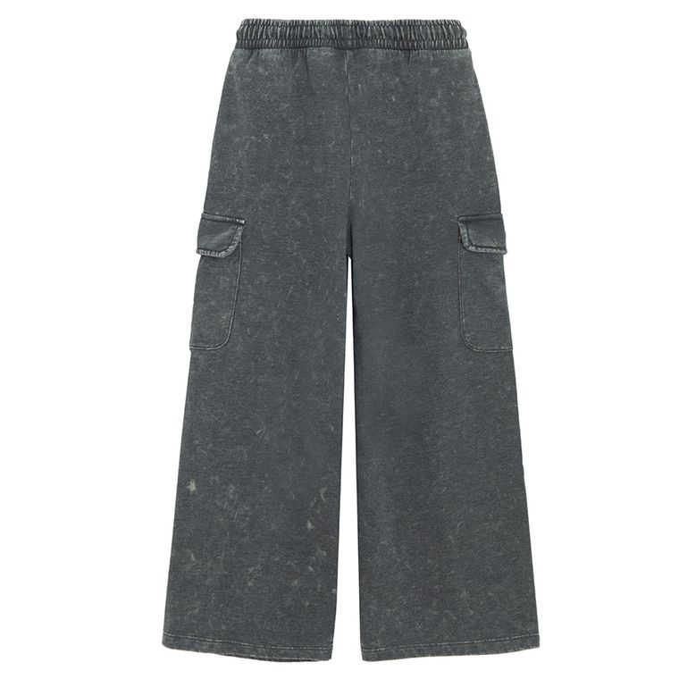 Cool Club, Spodnie dresowe dziewczęce, wide, grafitowe