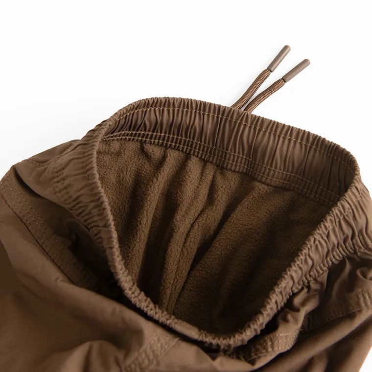 Cool Club, Spodnie materiałowe chłopięce, jogger, ocieplane, brązowe