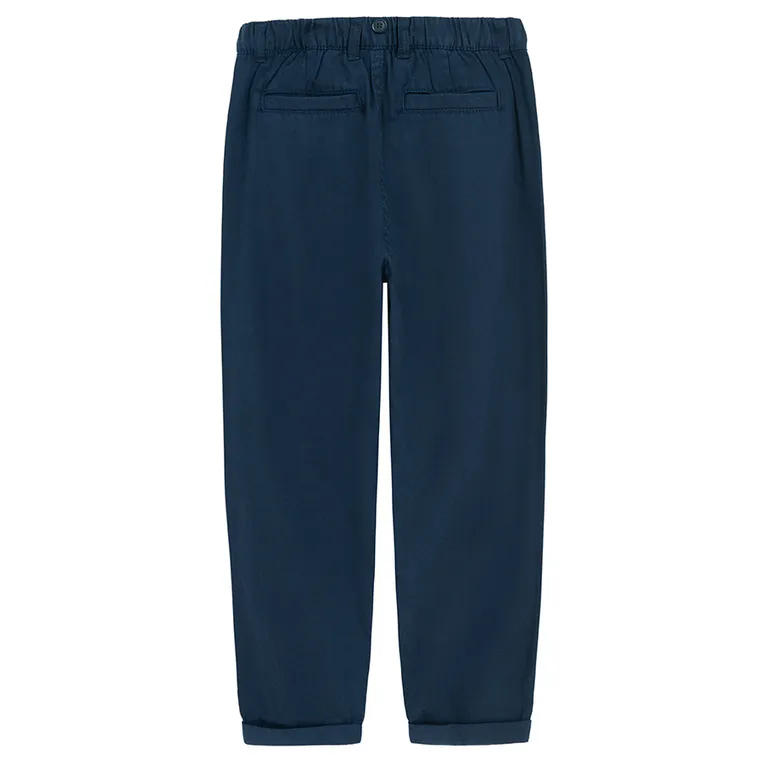 Cool Club, Spodnie materiałowe z szelkami, loose, granatowe