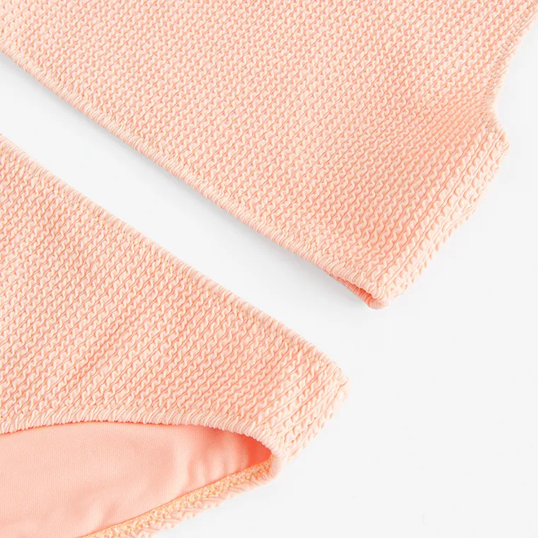 Cool Club, Strój kąpielowy dziewczęcy dwuczęściowy, UV 50, brzoskwiniowy