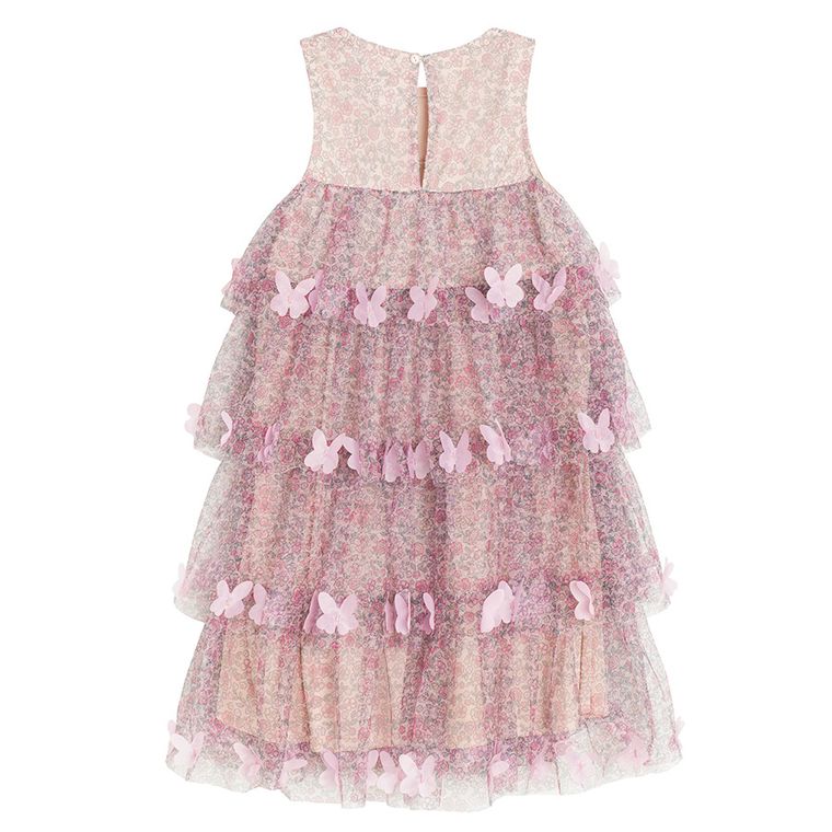 Cool Club, Sukienka dziewczęca bez rękawów, różowa
