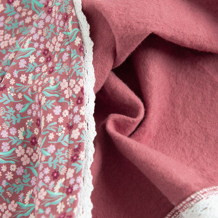 Cool Club, Sukienka dziewczęca z długim rękawem, fioletowa