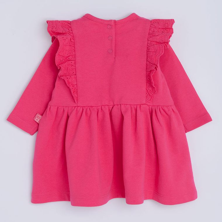 Cool Club, Sukienka dziewczęca z długim rękawem, różowa