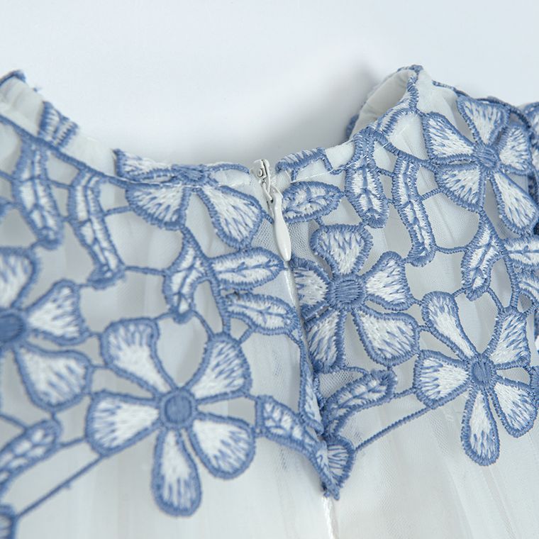 Cool Club, Sukienka dziewczęca z krótkim rękawem, biała