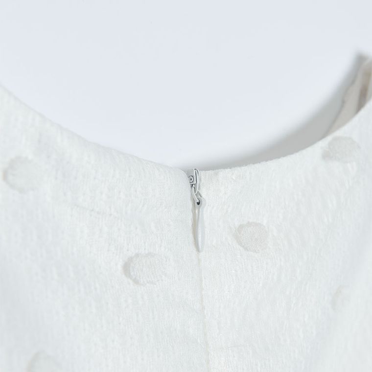 Cool Club, Sukienka dziewczęca z krótkim rękawem, biała