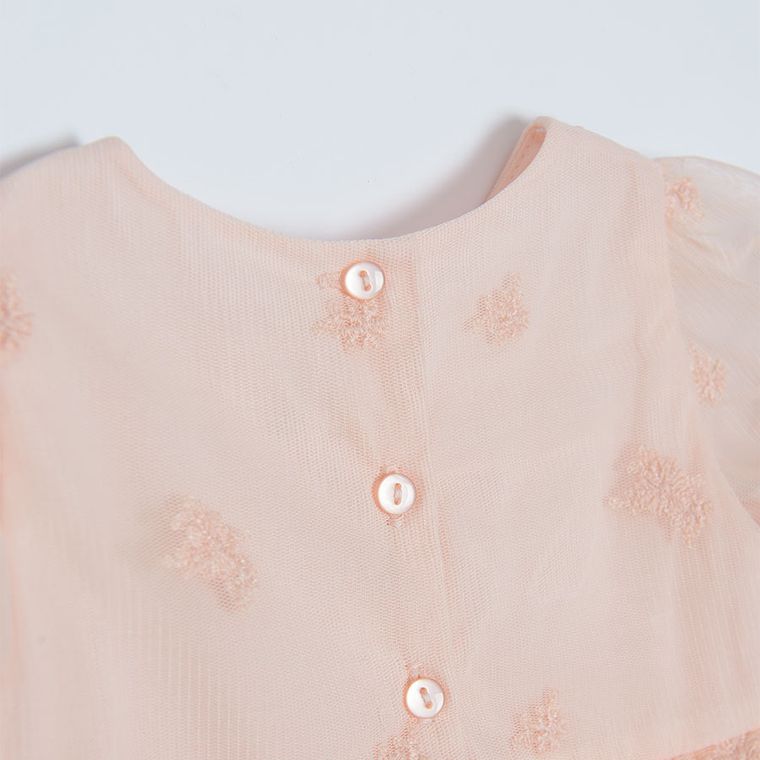 Cool Club, Sukienka dziewczęca z krótkim rękawem, różowa