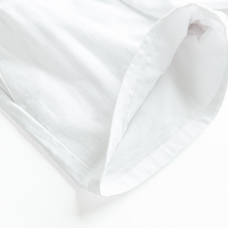 Cool Club, Szorty dziewczęce z lnem, białe