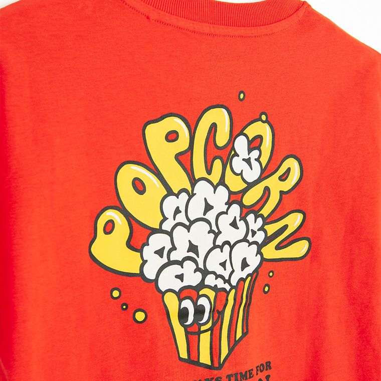 Cool Club, T-shirt chłopięcy, czerwony