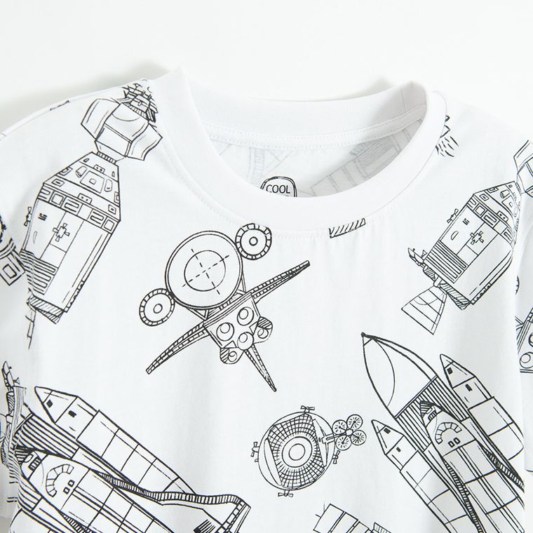 Cool Club, T-shirt chłopięcy, mix, NASA, zestaw, 2 szt.