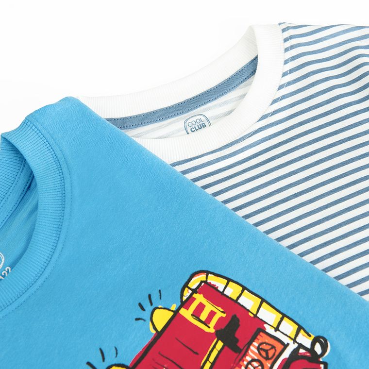 Cool Club, T-shirt chłopięcy, mix, zestaw, 2 szt.