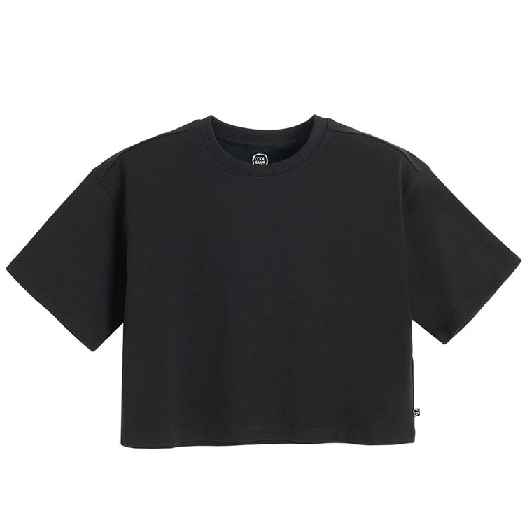 Cool Club, T-shirt dziewczęcy, crop top, mix, zestaw, 5 szt.