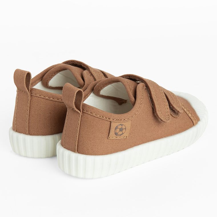 Cool Club, Trampki chłopięce, brązowe, Zdrowa Stopa, podeszwa Barefoot