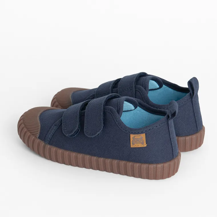 Cool Club, Trampki chłopięce, granatowe, Zdrowa Stopa, podeszwa Barefoot