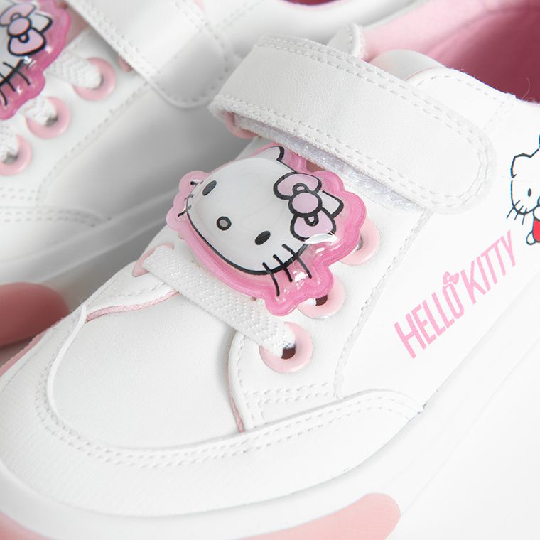Cool Club, Trampki dziewczęce, białe, świecące, Hello Kitty