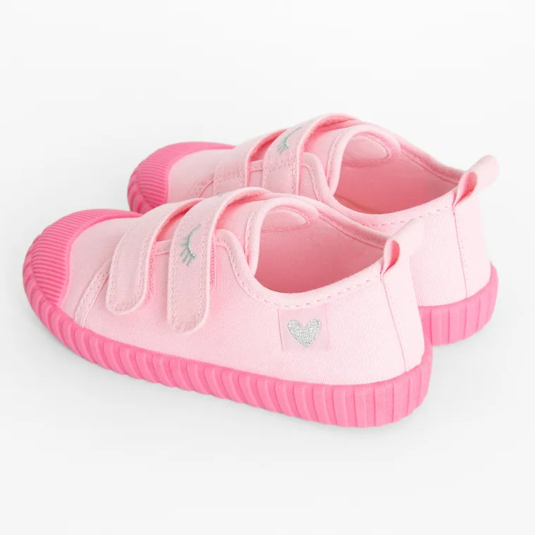 Cool Club, Trampki dziewczęce, różowe, Zdrowa Stopa, podeszwa Barefoot