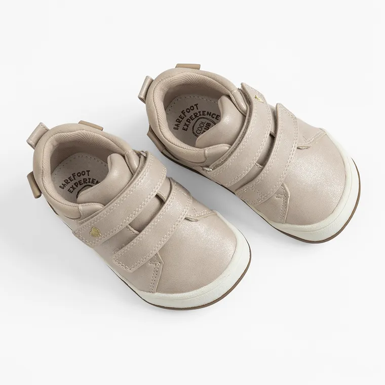 Cool Club, Trzewiki dziewczęce, pachnące, beżowe, Zdrowa Stopa, podeszwa Barefoot