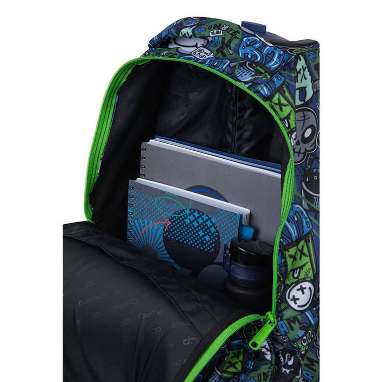 Coolpack, Alan, plecak szkolny na kółkach, 1-komorowy, Monster Team