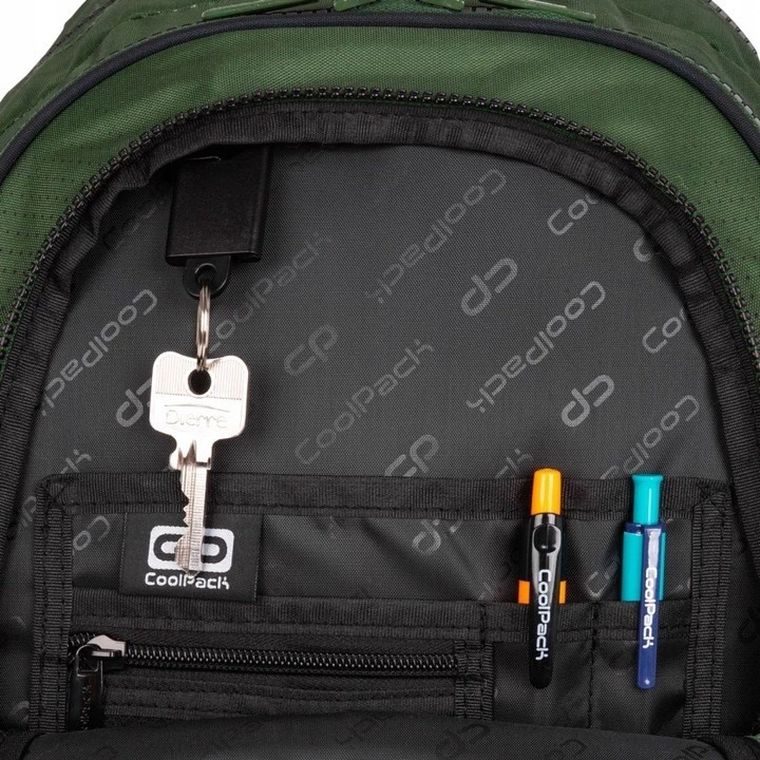 CoolPack, Factor X, plecak szkolny, 4-komorowy, Gradient Grass