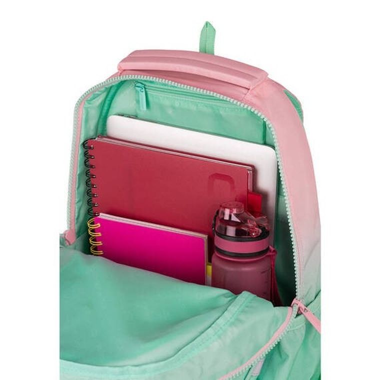 CoolPack, Factor X, plecak szkolny, 4-komorowy, Gradient Strawberry