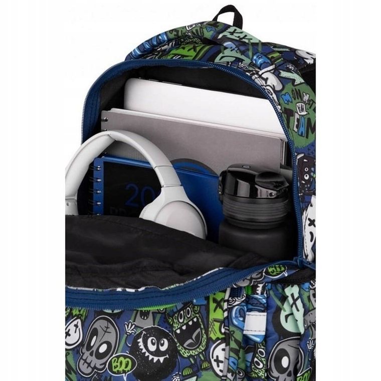 CoolPack, Jerry, plecak szkolny, 3-komorowy, Monster Team