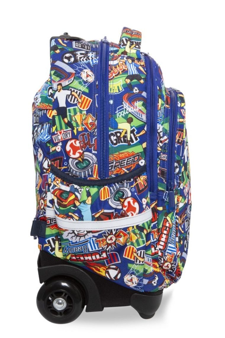 CoolPack, Junior, plecak na kółkach, Football Cartoon
