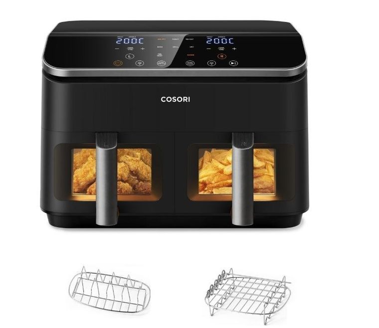 Cosori, Dual Basket Chef Edition, frytownica beztłuszczowa