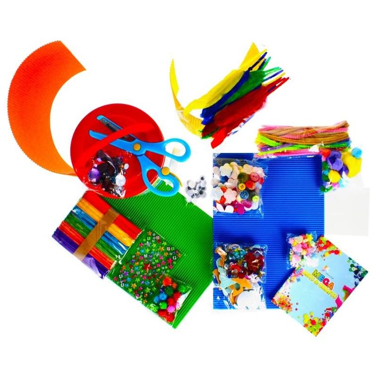 Craft With Fun, Zestaw Kreatywny, 500 elementów