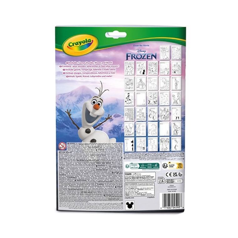 Crayola, Kraina Lodu, kolorowanka aktywizująca