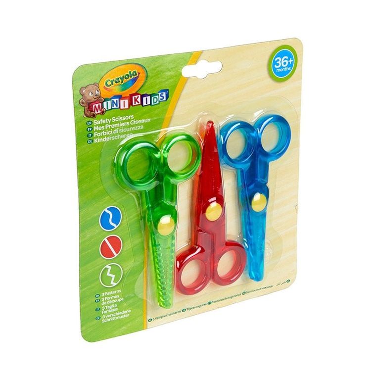 Crayola, nożyczki, 3 wzorki