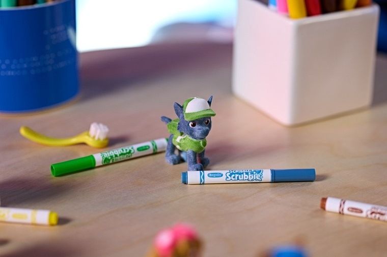 Crayola, Washimals, Psi Patrol, figurki do kolorowania zmywalnymi flamastrami, 5 szt.