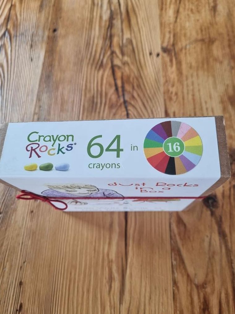 Crayon Rocks, kredki woskowe w pudełku, 16 kolorów, 64 szt.