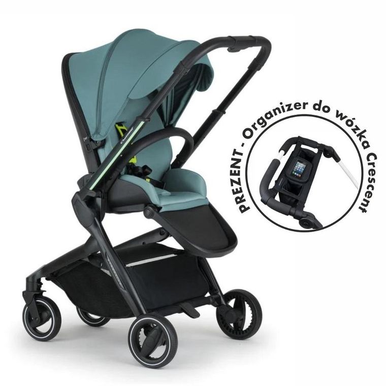 Crescent, Twist, wózek spacerowy, aqua