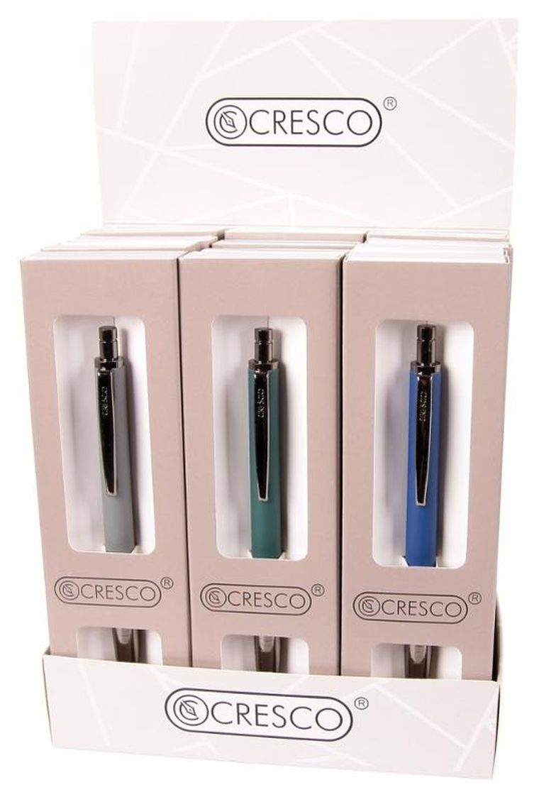 Cresco, długopis Winner tytan, w etui mix