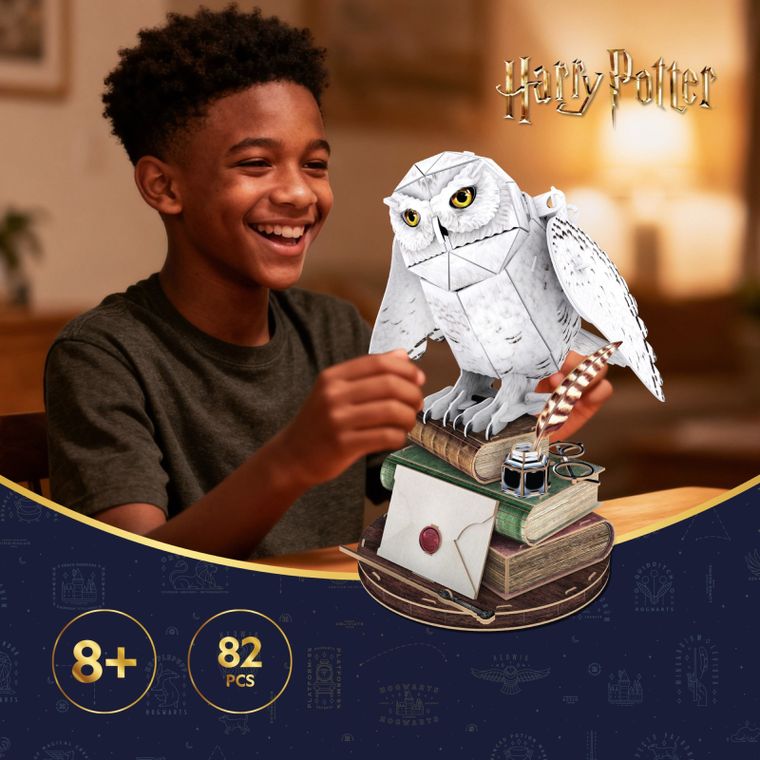 Cubic Fun, Harry Potter Hedwiga, puzzle 3D, 93 elementy